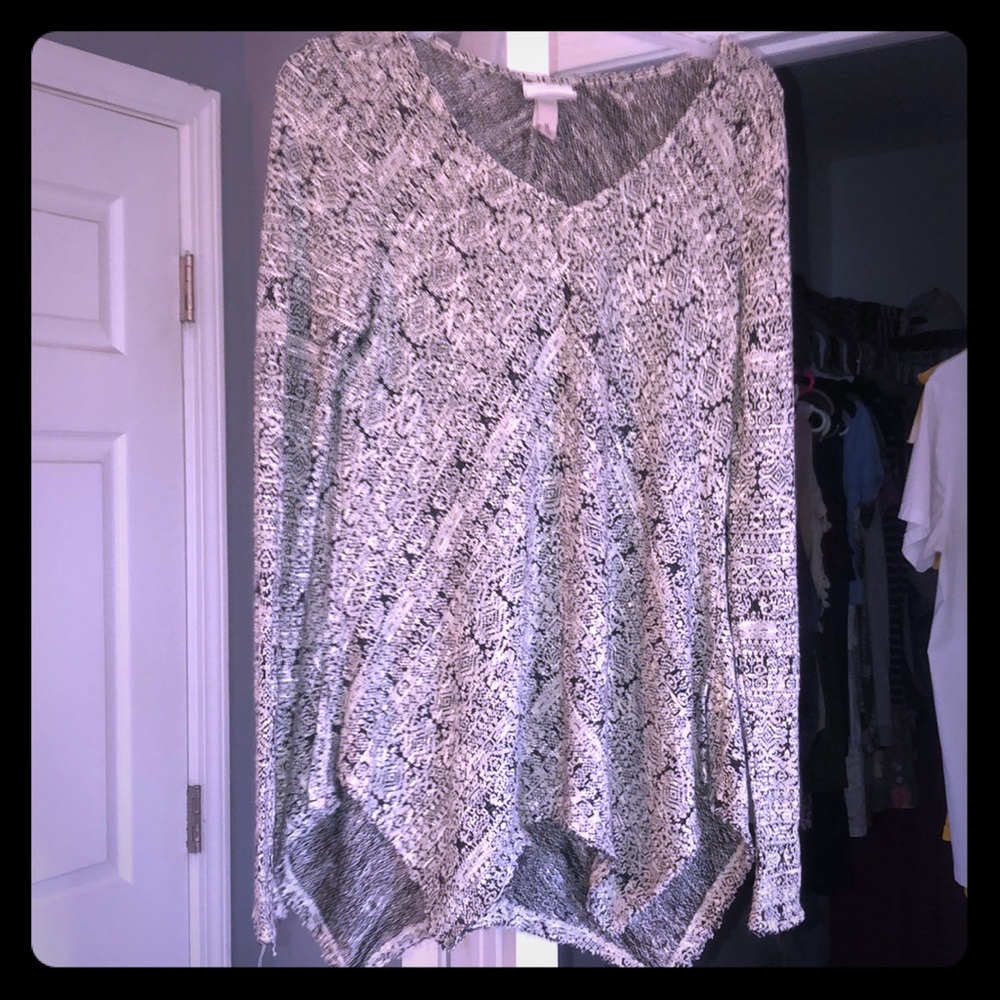 Long sleeved Knox Rose top